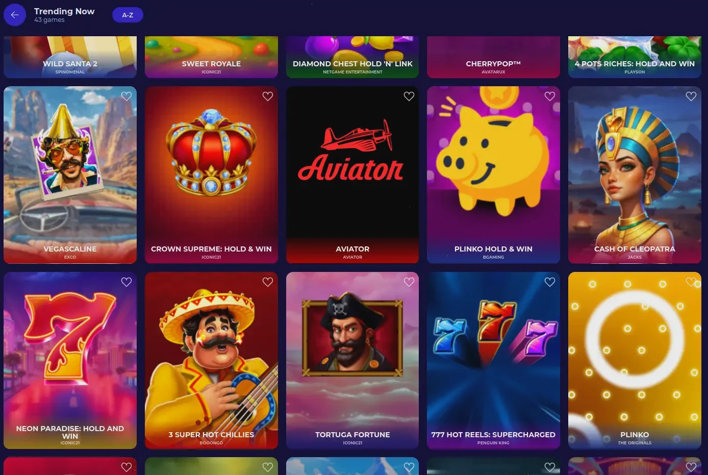 Interface mobile de Wild Dice casino sur smartphone